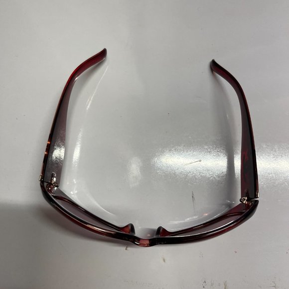 CHANEL Red Tinted CC Logo Sunglasses